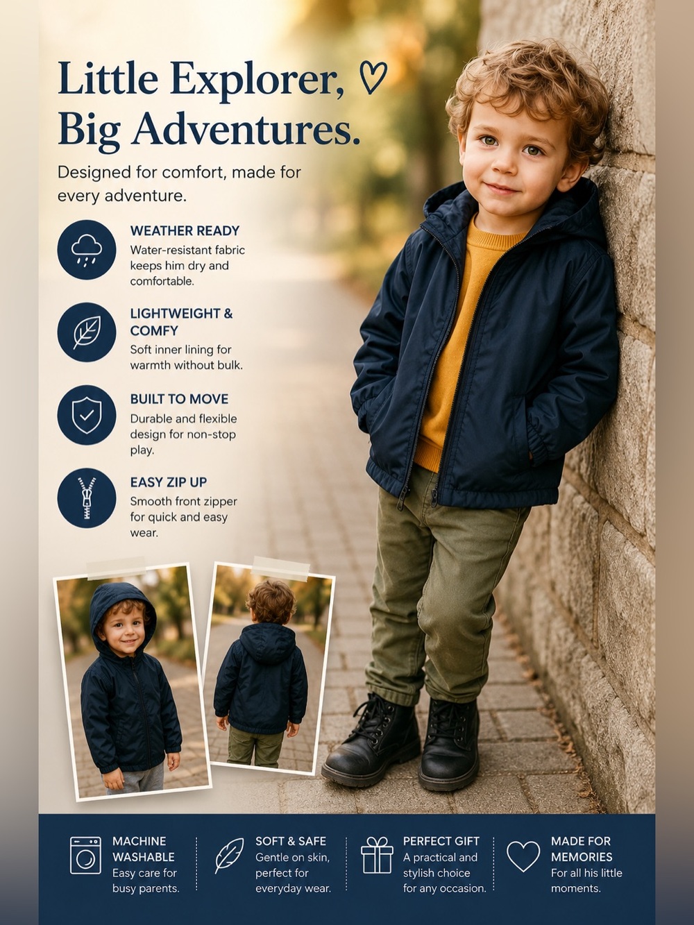 🧥 Gap Toddler Jersey-Lined Windbuster - Size XS (4-5) 🌟 - Picture 8 of 8